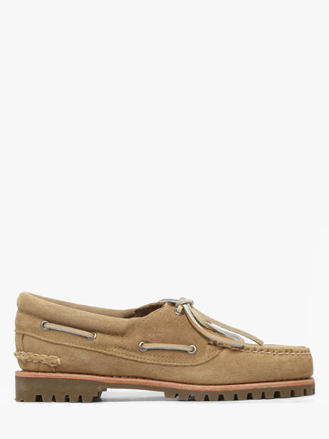 Boat Shoes In Leather Timberland Beige accessoires 2GNVEW11