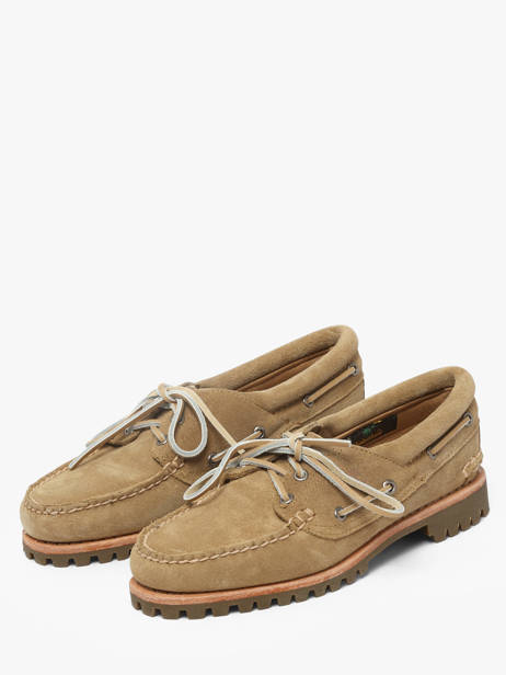 Boat Shoes In Leather Timberland Beige accessoires 2GNVEW11 other view 1