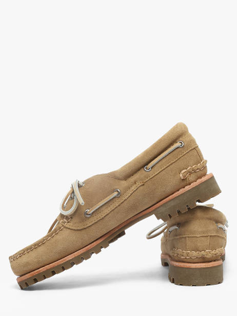 Boat Shoes In Leather Timberland Beige accessoires 2GNVEW11 other view 2