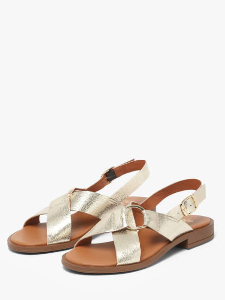 Sandals In Leather We do Silver accessoires 45126A61 other view 1