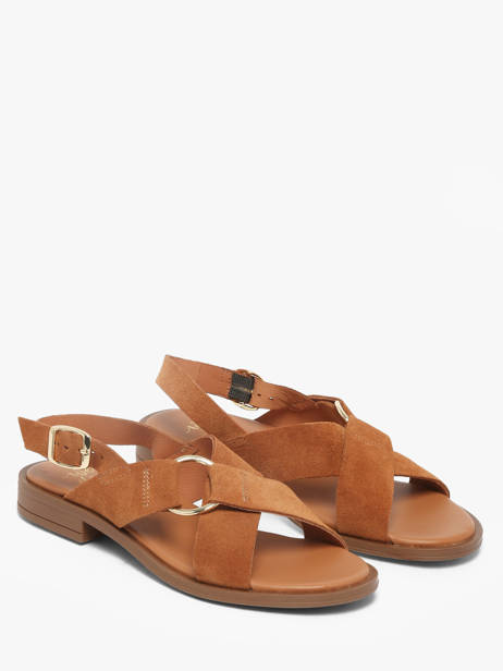 Sandals In Leather We do Orange accessoires 45126A58 other view 1