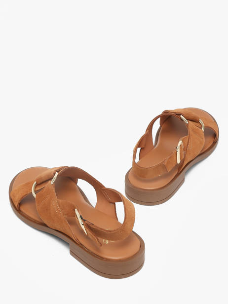 Sandals In Leather We do Orange accessoires 45126A58 other view 2