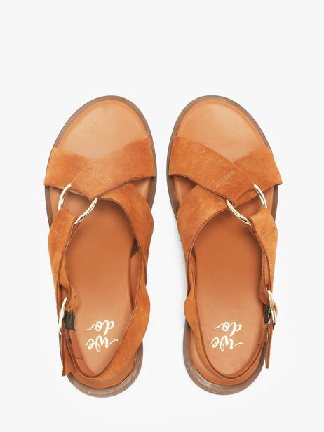 Sandals In Leather We do Orange accessoires 45126A58 other view 3