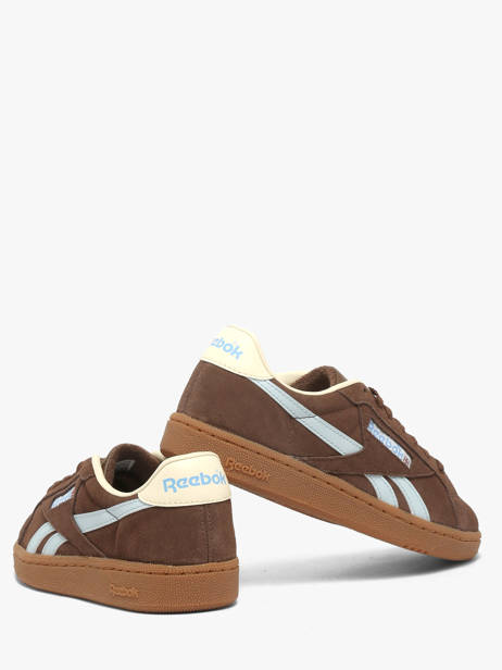 Sneakers In Leather Reebok Brown accessoires 244642 other view 2