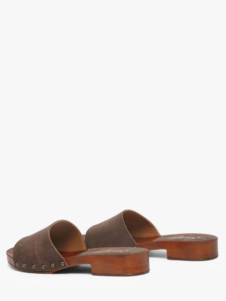 Slippers In Leather Semerdjian Brown accessoires IOLE other view 2