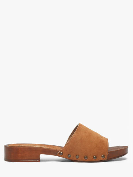 Slippers In Leather Semerdjian Brown accessoires IOLE394