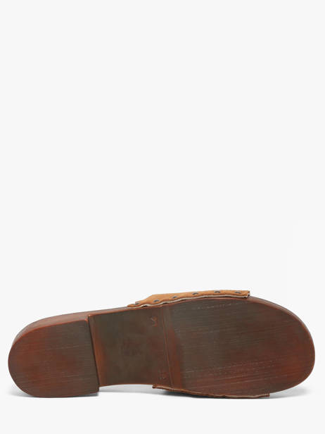 Slippers In Leather Semerdjian Brown accessoires IOLE394 other view 4