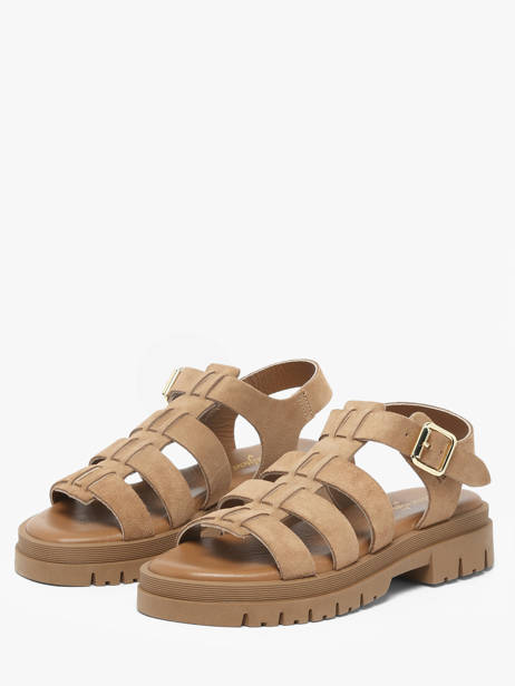Sandals In Leather Semerdjian Beige accessoires DELIA other view 1