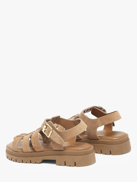 Sandals In Leather Semerdjian Beige accessoires DELIA other view 2