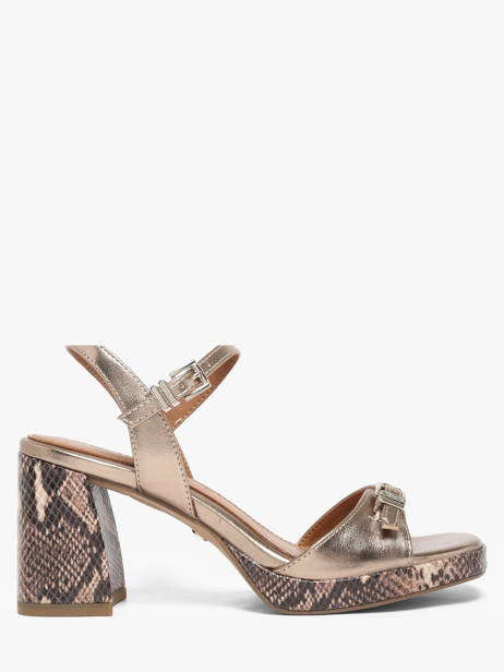 Heeled Sandals Tamaris Gold accessoires 46