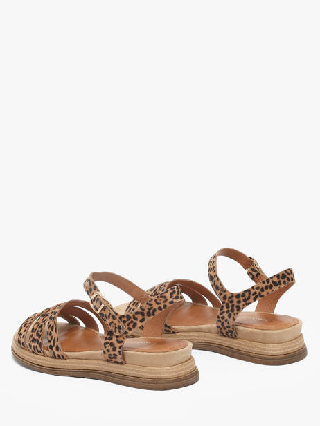 Sandales En Cuir Tamaris Beige accessoires 46 vue secondaire 2