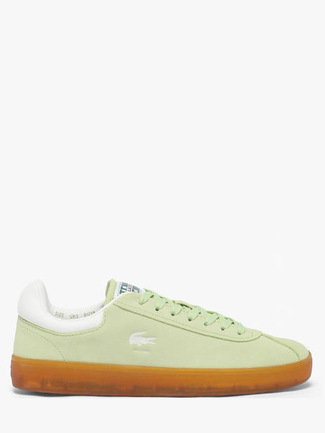 Sneakers In Leather Lacoste Green accessoires 1SFA0080