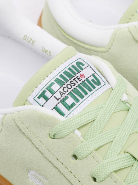 Sneakers In Leather Lacoste Green accessoires 1SFA0080 other view 2