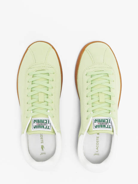 Sneakers In Leather Lacoste Green accessoires 1SFA0080 other view 3