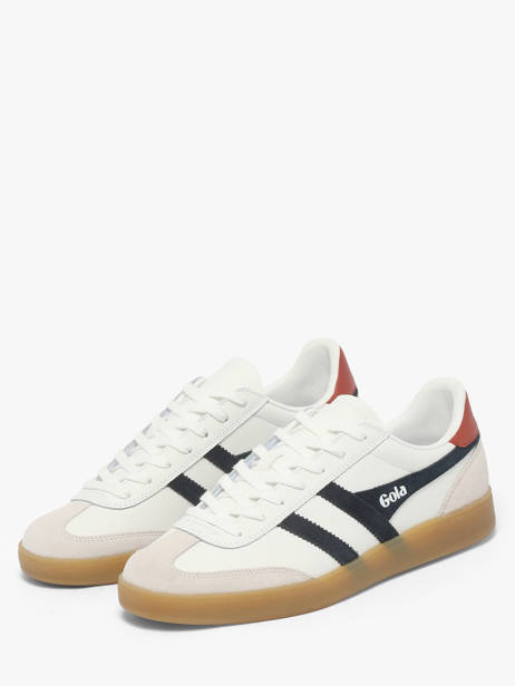 Sneakers In Leather Gola White men CMB744WU other view 1