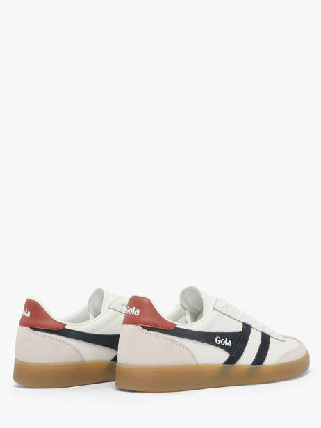Sneakers In Leather Gola White men CMB744WU other view 2