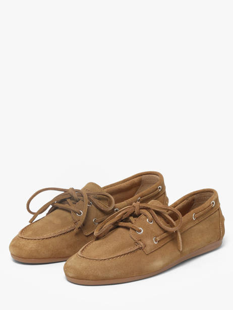Boat Shoes In Leather Pavement Beige accessoires 24128174 other view 1