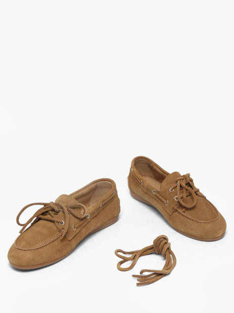 Boat Shoes In Leather Pavement Beige accessoires 24128174 other view 2