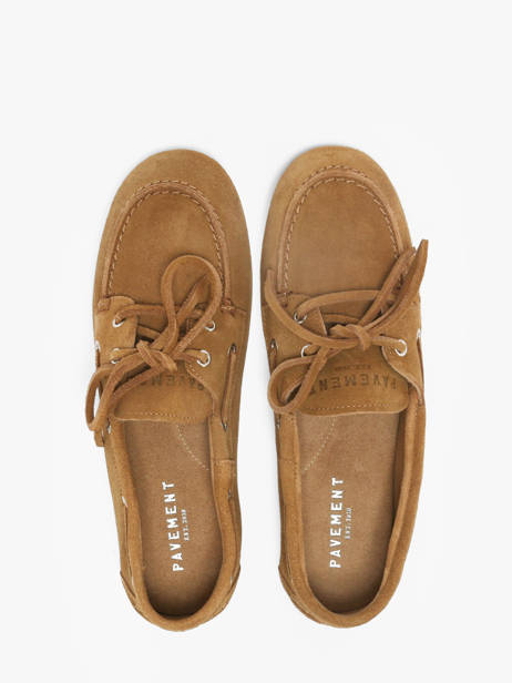 Boat Shoes In Leather Pavement Beige accessoires 24128174 other view 3