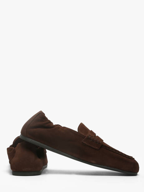 Moccasins In Leather Pavement Brown accessoires 1 other view 2