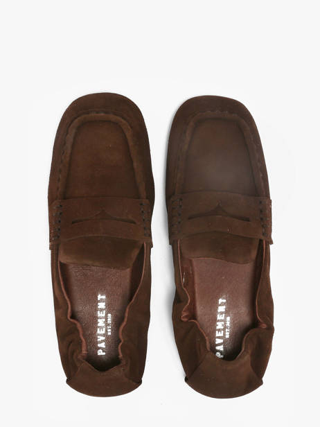 Moccasins In Leather Pavement Brown accessoires 1 other view 3