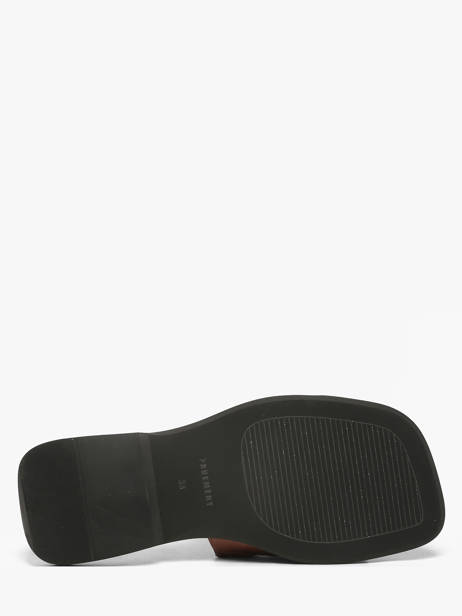 Slippers In Leather Pavement Brown accessoires 25216 other view 4