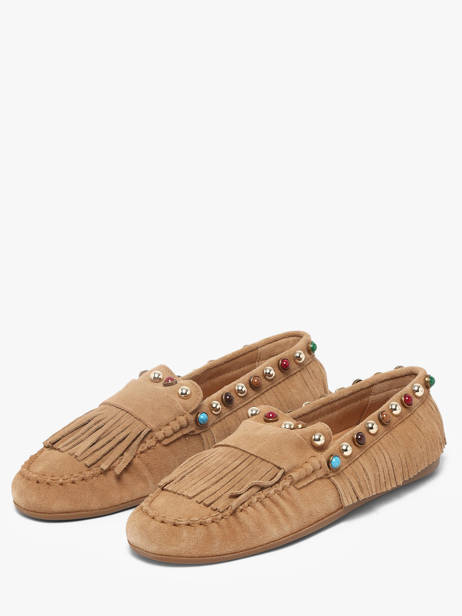 Moccasins In Leather Inuovo Brown accessoires 29015CTN other view 1