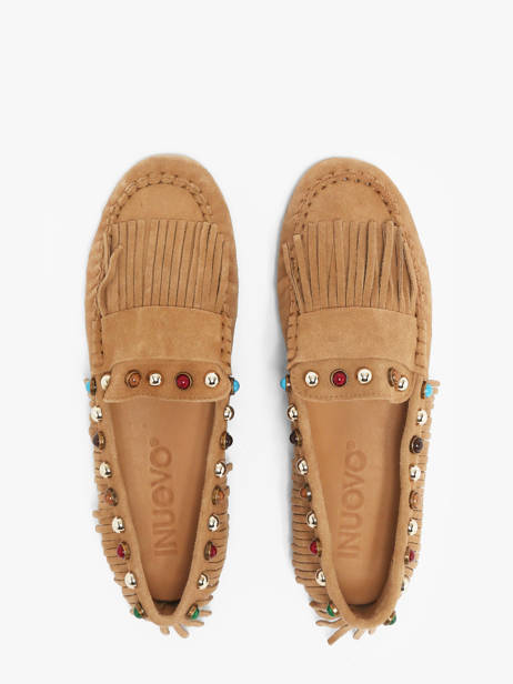Moccasins In Leather Inuovo Brown accessoires 29015CTN other view 3
