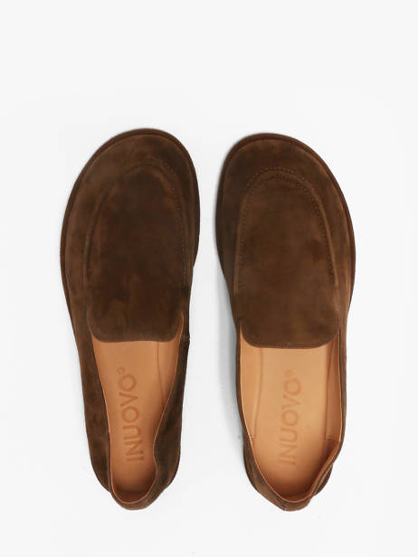 Moccasins In Leather Inuovo Brown accessoires CT001KDR other view 3