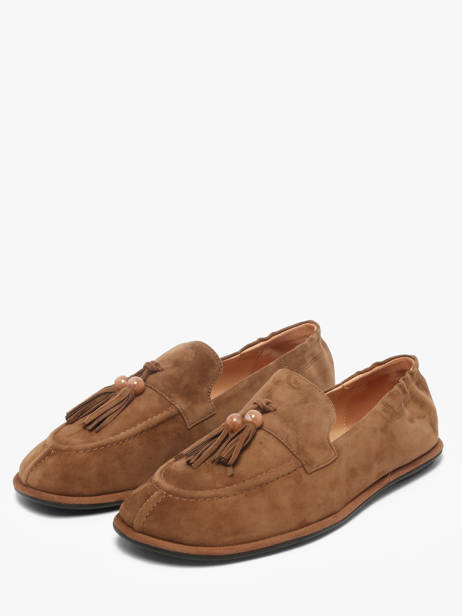 Moccasins In Leather Inuovo Brown accessoires CT003KCN other view 1