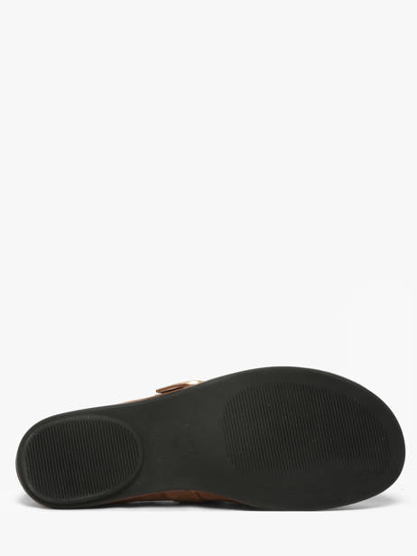 Ballerinas With Straps In Leather Inuovo Brown accessoires CT005KCN other view 4