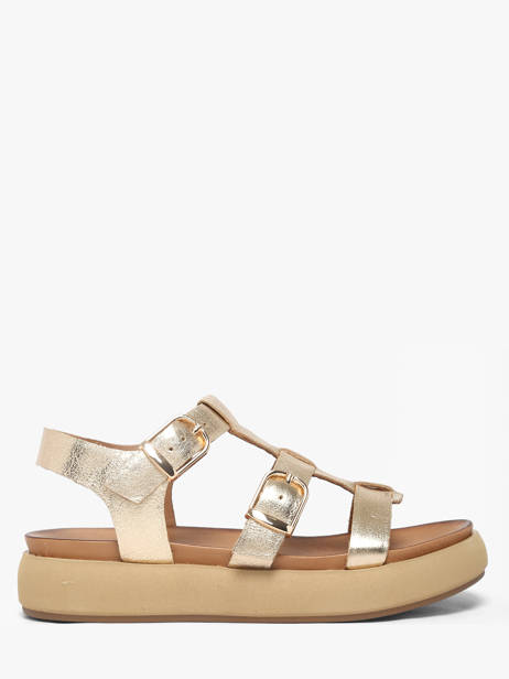 Sandals In Leather Inuovo Gold accessoires 96046GLD