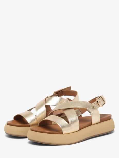 Sandals In Leather Inuovo Gold accessoires 96063GLD other view 1