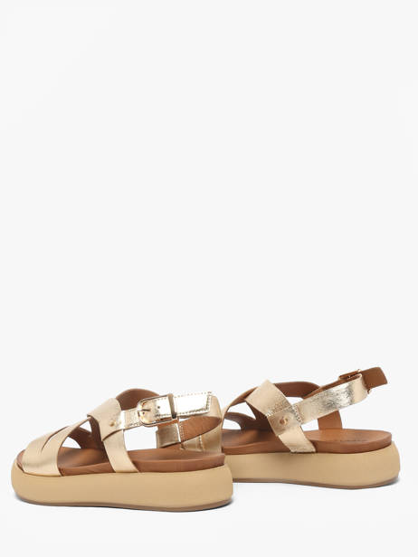 Sandals In Leather Inuovo Gold accessoires 96063GLD other view 2