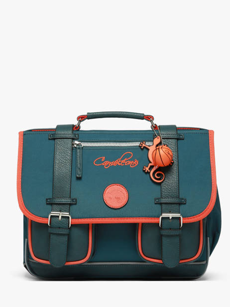 Satchel For Kids 2 Compartments Vintage Urban Cameleon Blue vintage urban CA35