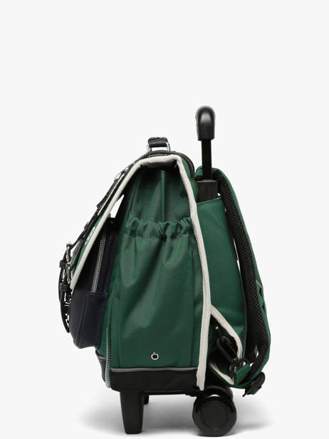 Wheeled Schoolbag 2 Compartments Vintage Urban Cameleon Green vintage urban CR38 other view 1