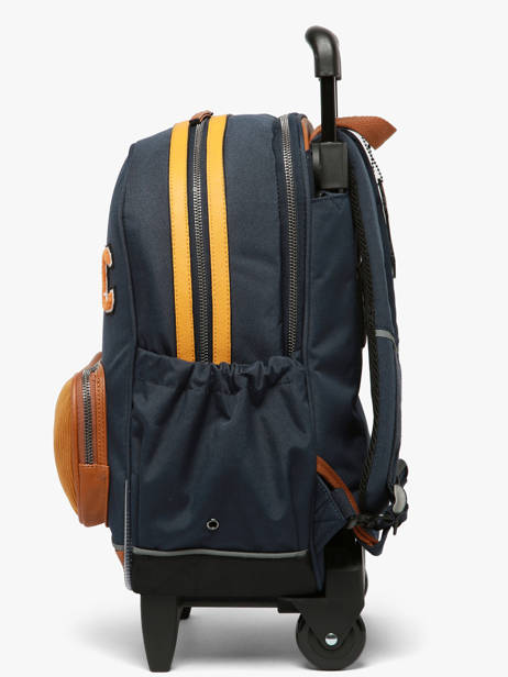 2-compartment Wheeled Schoolbag Vintage Urban Cameleon Blue vintage urban SR40 other view 1