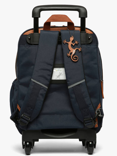 2-compartment Wheeled Schoolbag Vintage Urban Cameleon Blue vintage urban SR40 other view 3