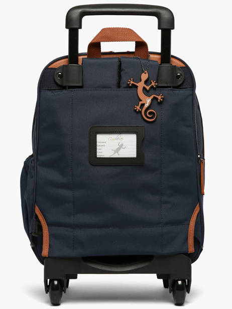 2-compartment Wheeled Schoolbag Vintage Urban Cameleon Blue vintage urban SR40 other view 4