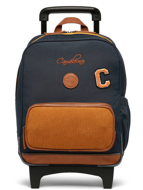 2-compartment Wheeled Schoolbag Vintage Urban Cameleon Blue vintage urban SR40 other view 6