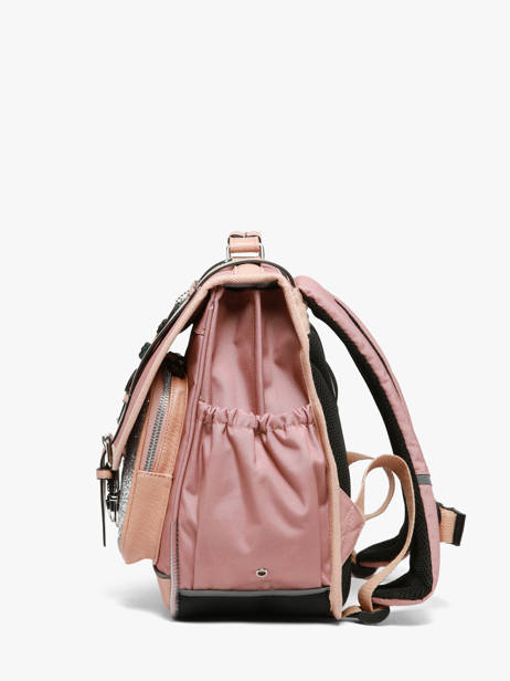 Satchel For Kids 2 Compartments Vintage Fantasy Cameleon Pink vintage fantasy CA38 other view 1