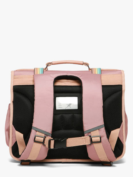 Satchel For Kids 2 Compartments Vintage Fantasy Cameleon Pink vintage fantasy CA38 other view 3