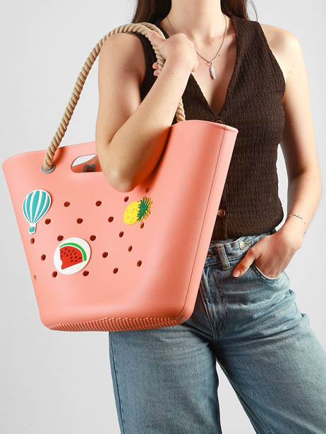 Shoulder Bag Tutti Frutti Le voyage en panier Pink tutti frutti PM986 other view 1