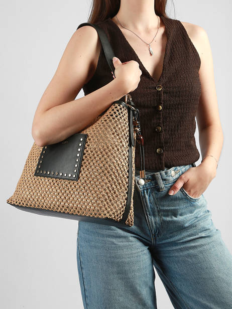 Shoulder Bag St Tropez Straw Miniprix Brown st tropez C1102 other view 1