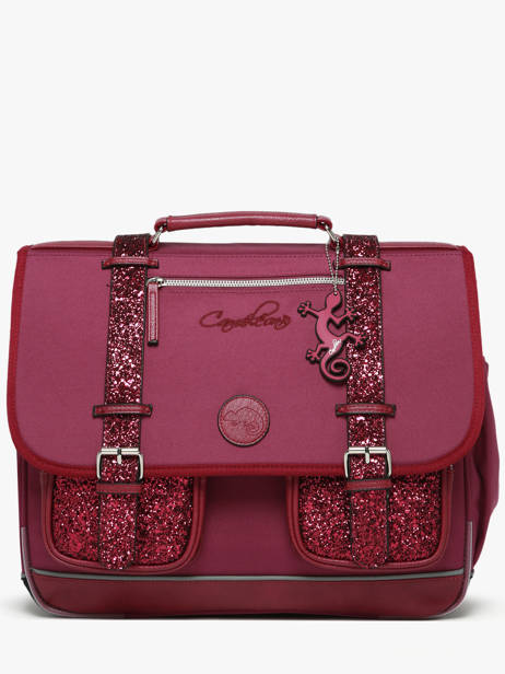 Satchel For Kids 3 Compartments Vintage Fantasy Cameleon Violet vintage fantasy CA41