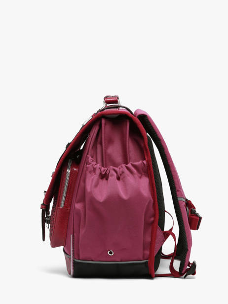 Satchel For Kids 3 Compartments Vintage Fantasy Cameleon Violet vintage fantasy CA41 other view 1