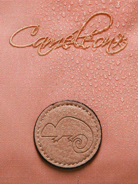 3-compartment Wheeled Satchel Cameleon Pink vintage fantasy CR41 other view 9