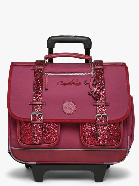 3-compartment Wheeled Satchel Vintage Fantasy Cameleon Violet vintage fantasy CR41