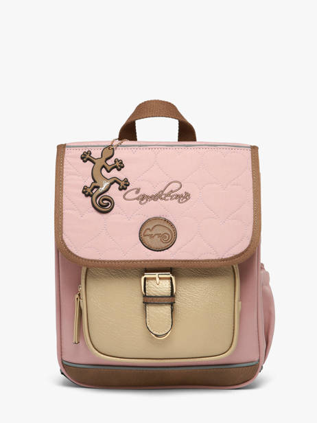 1 Compartment Backpack Vintage Fantasy Cameleon Pink vintage fantasy SD30