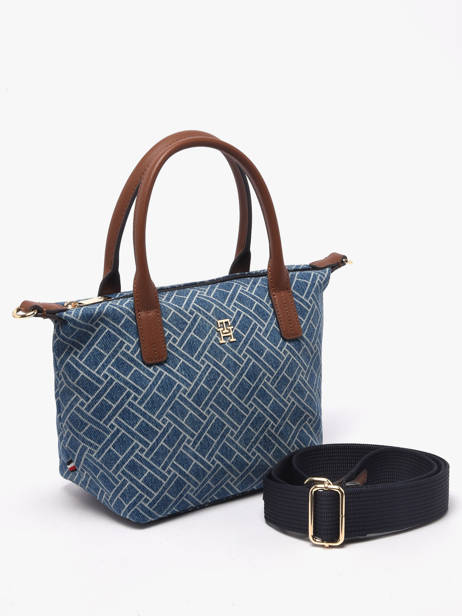 Crossbody Bag Popette Cotton Tommy hilfiger Blue popette AW18612 other view 2